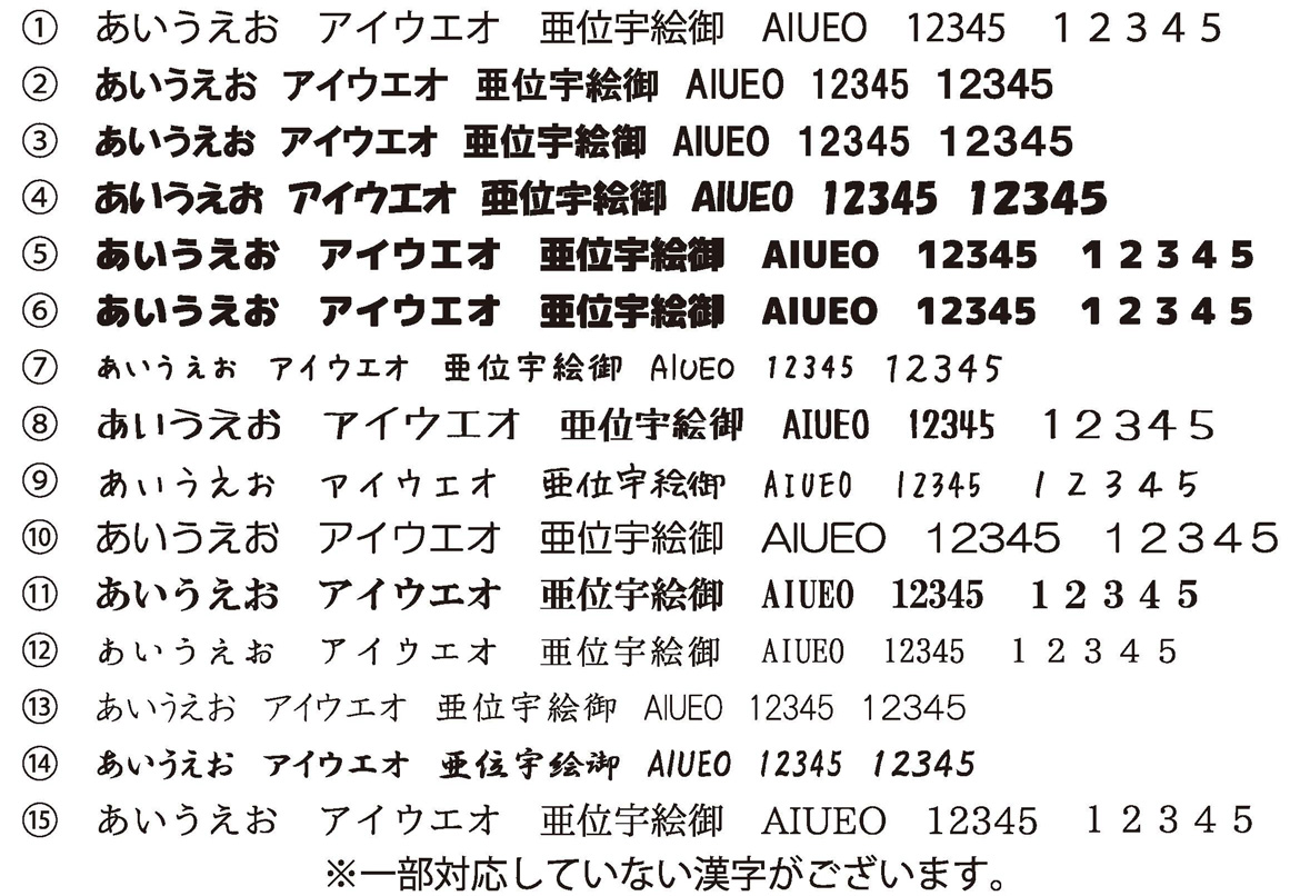 defiiフォントイメージ