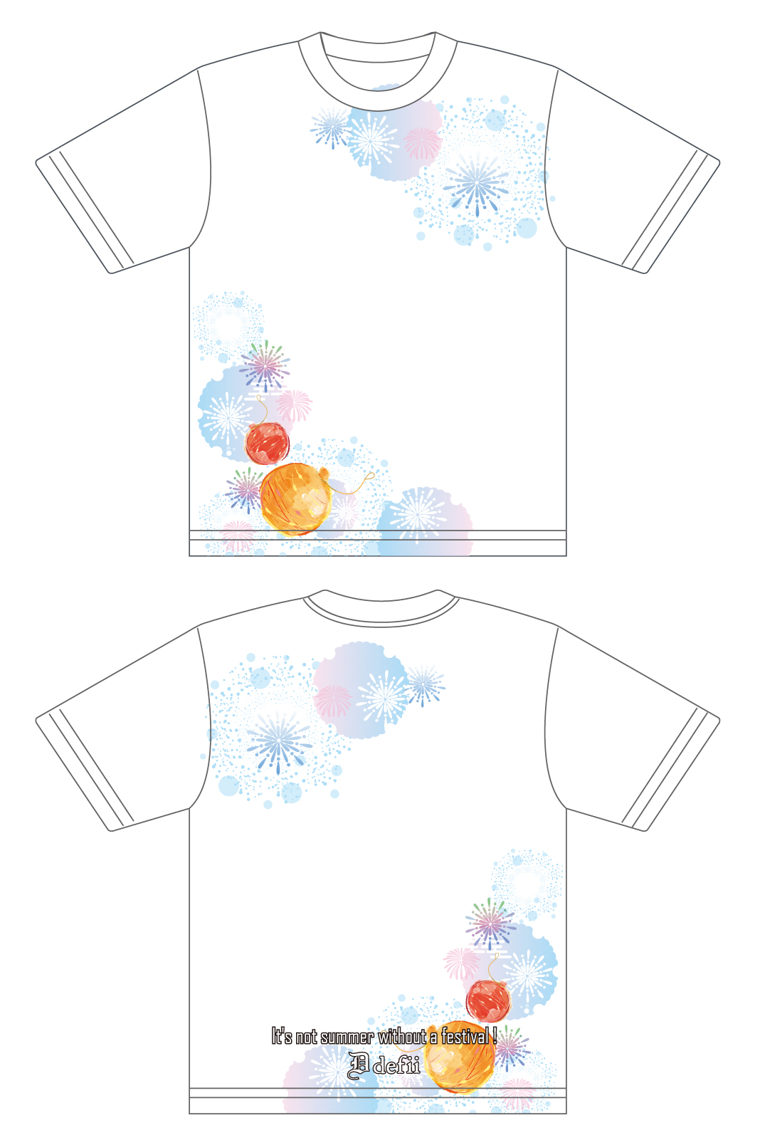 defii 昇華プリントTシャツ